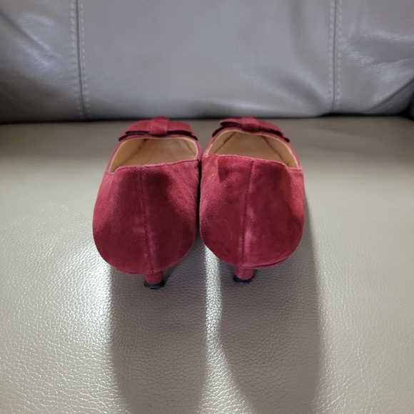 Red Le Chateau Heel Shoes Size 8 - Picture 4 of 5